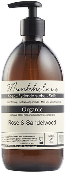 Flydende Tvl, Rose & Sandelwood 500ml
